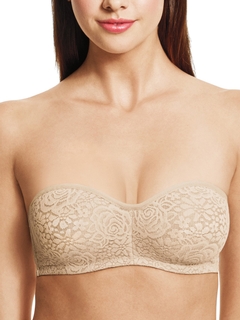 Halo Lace Unlined Strapless Bra