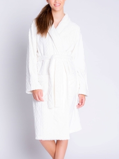 Cozy Robe Plush Cable Knit