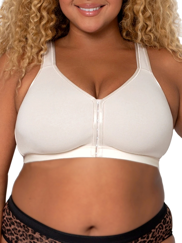 Front Close Cotton Luxe Wire Free Bra